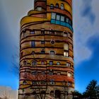 f. hundertwasser building " waldspirale", darmstadt, germany