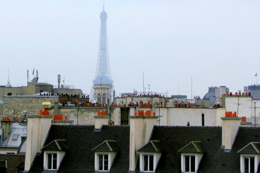 F-Paris 038: "Centre Pompidou" - Rolltreppenaussicht