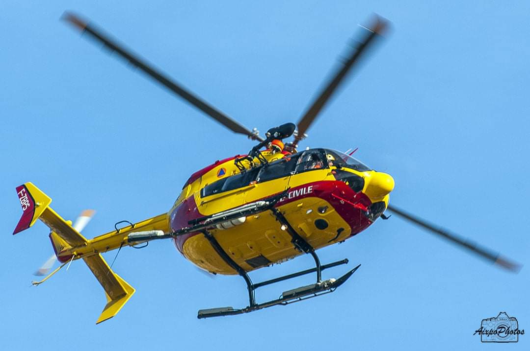 F-ZBPS Dragon 131 à l'hôpital d'Aix aujourd'hui 