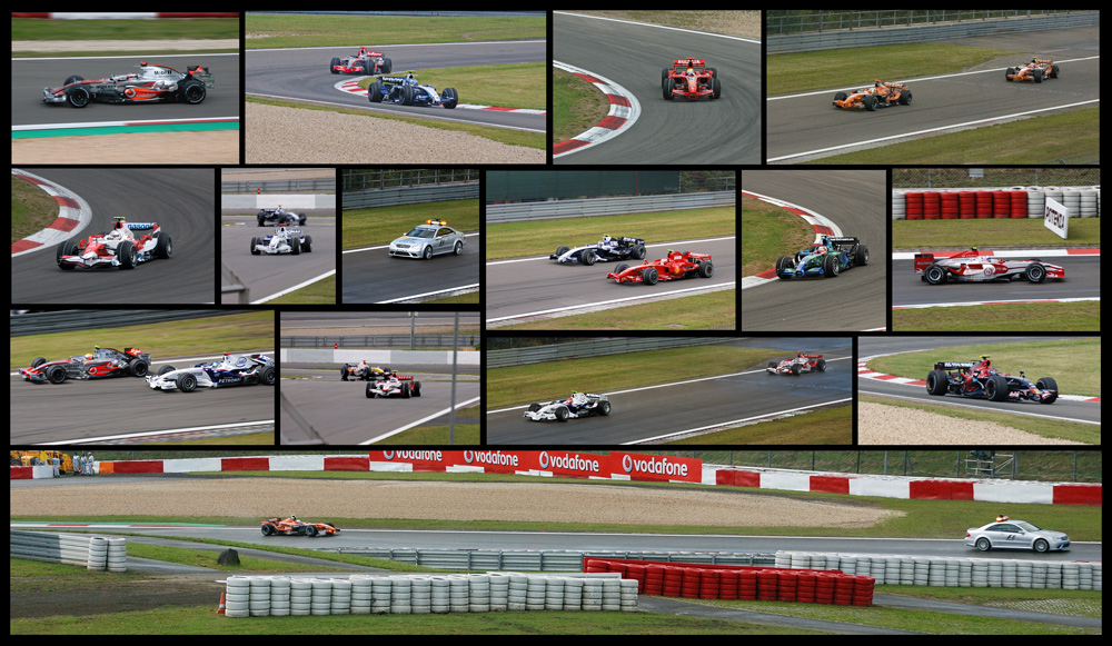 F1 Collage - Nürburgring 22.07.2007