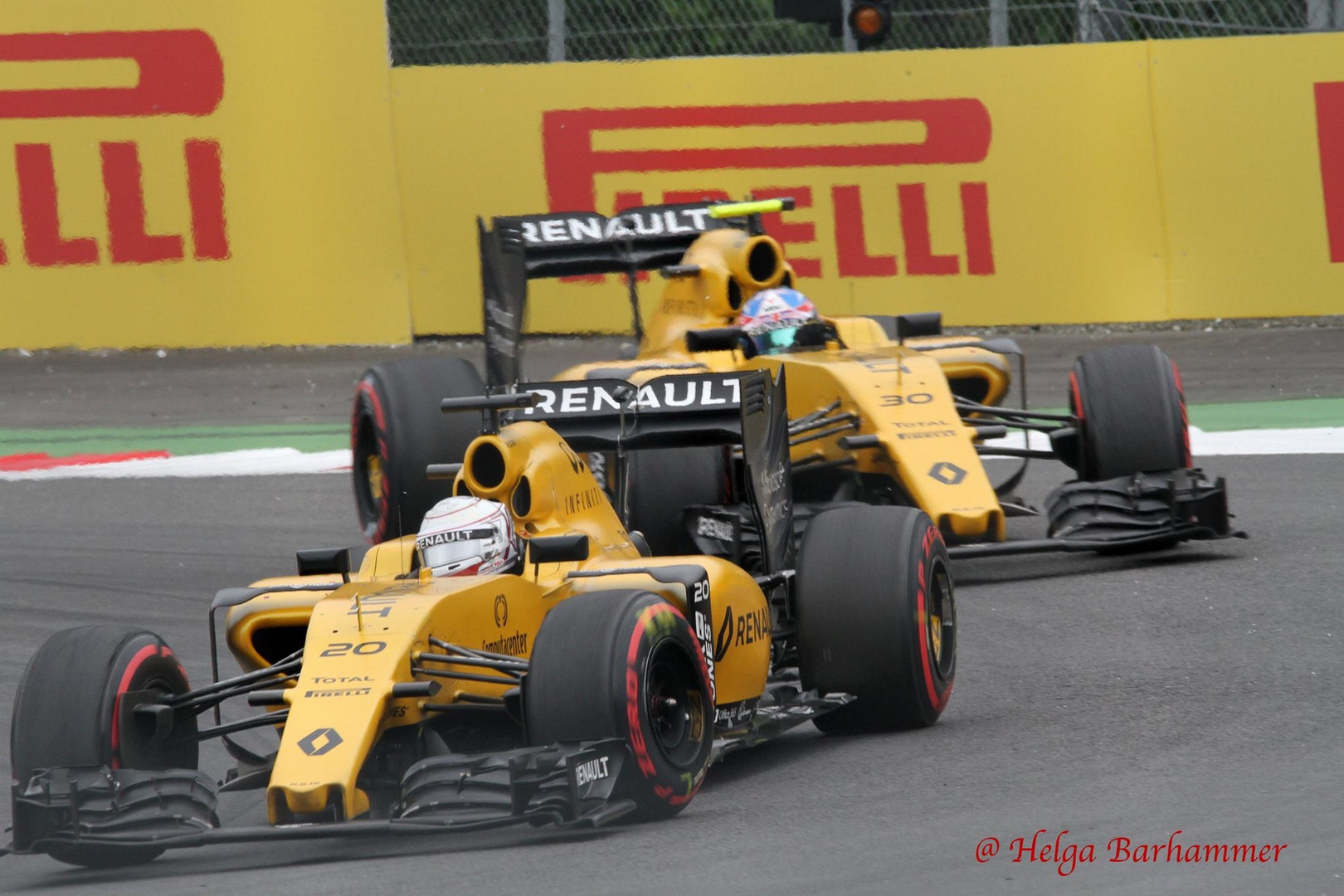 F1 Renault, Palmer und Magnussen