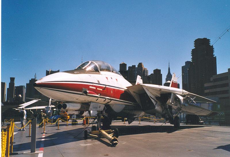 F14 Tomcat on Intrepid Sea-Air-Space Museum