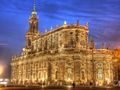 Hof Kirche Dresden by Michael Karrasch 