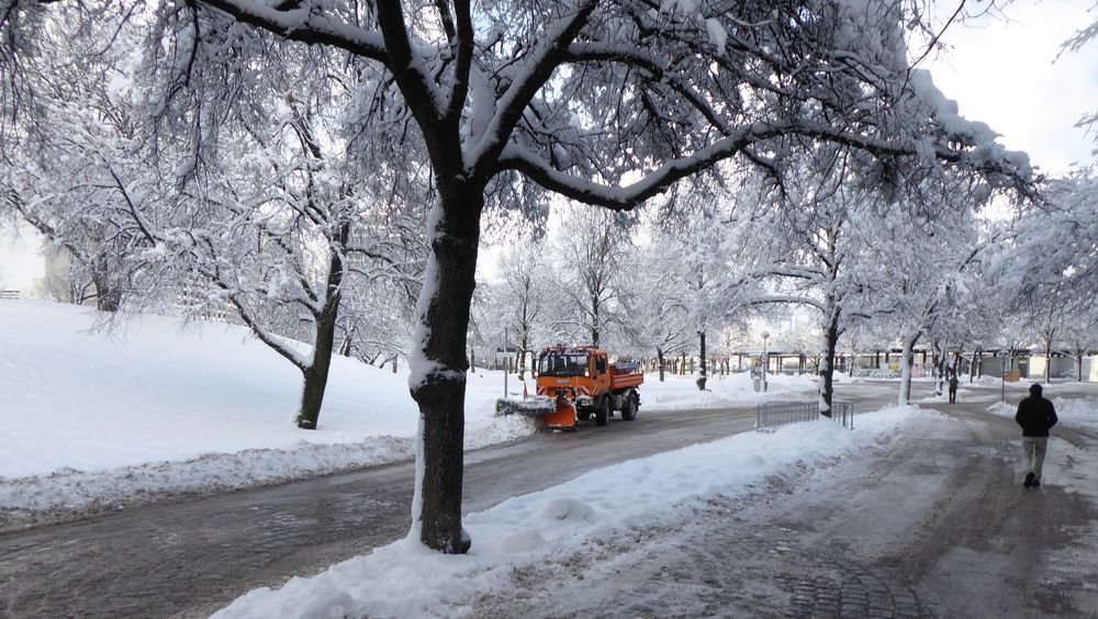 Winterdienst in München von Inge S. K.