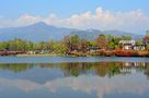 Pokhara, Blick über den Phewa See von Ulrich Senff