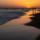 Strandspaziergang zum Sonnenuntergang 