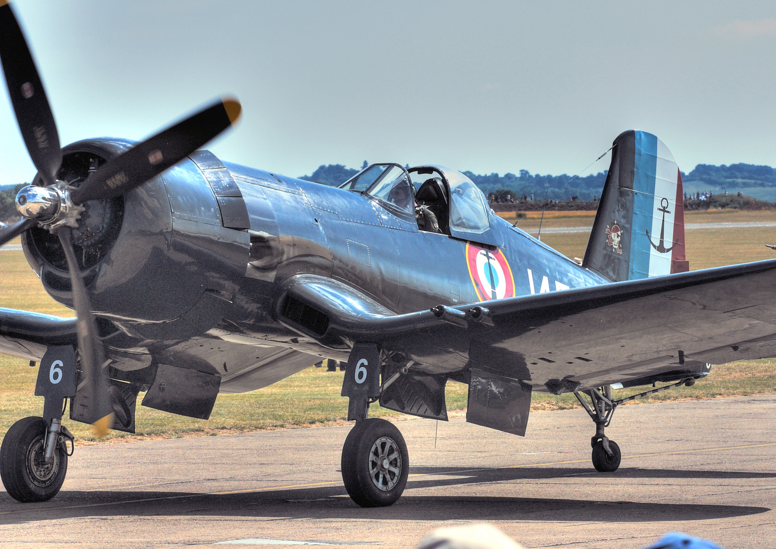 F4U der Meier Flugwerft in Duxford "Flying Legends Airshow" 10/11.07.2010