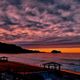 Atardece en la playa de Zarautz  - 1