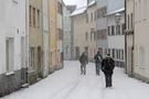 drei Männer im Schnee von Ulrich Ruess