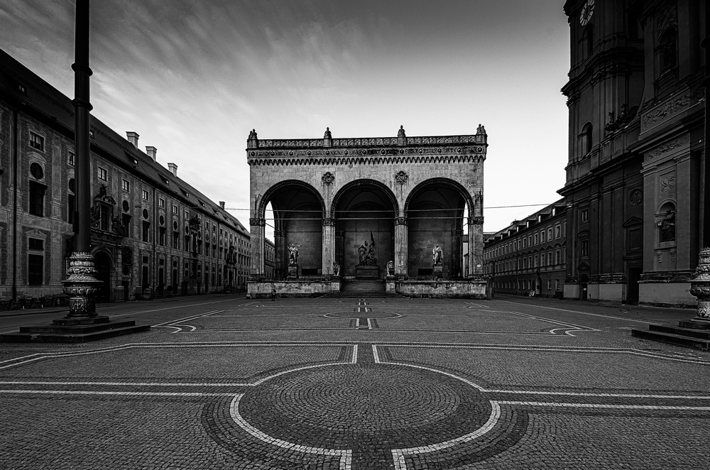 Odeonsplatz München von R.Heuer 