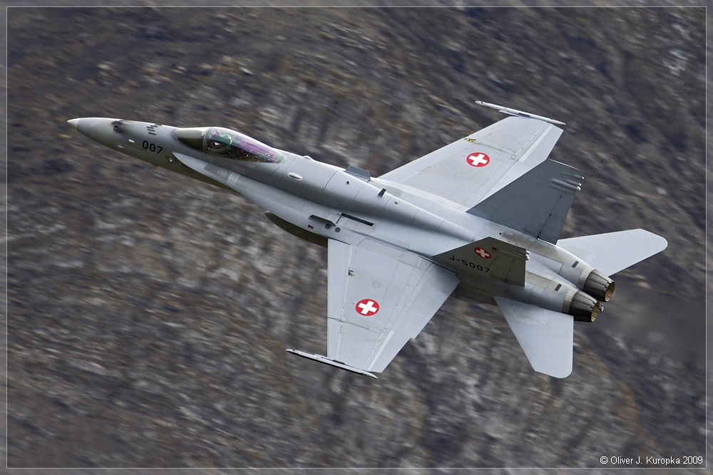 F/A 18 "Hornet" @ Axalp 2009