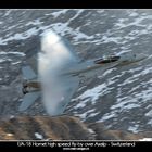 F/A-18 Hornet high speed fly-by over Axalp 2010 - Switzerland