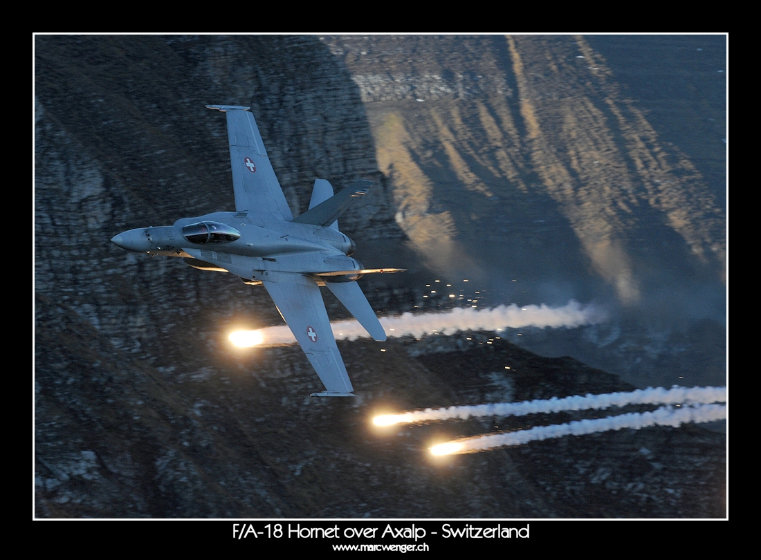 F/A-18 Hornet over Axalp 2010 - Switzerland