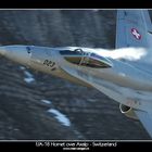 F/A-18 Hornet solo display over Axalp - Switzerland