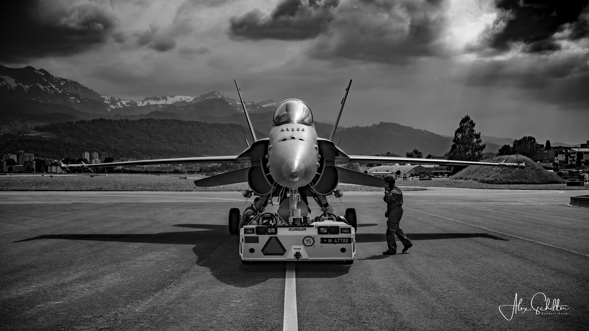 F/A18 Swiss Air Force...Emmen Air Base..." Foto & Bild