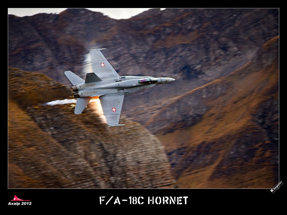 F/A 18C Hornet @ Axalp 2012