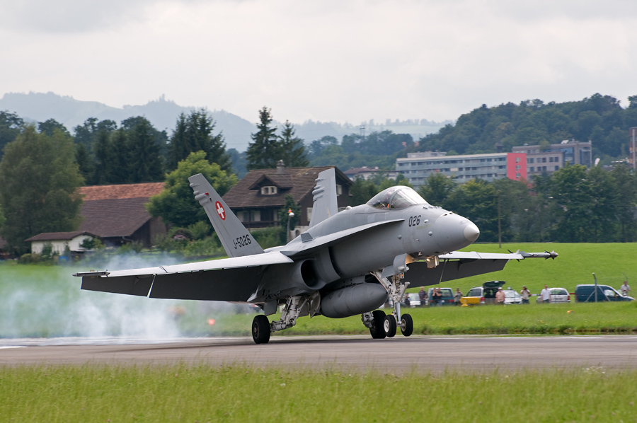 F/A-18C Hornet - Landung