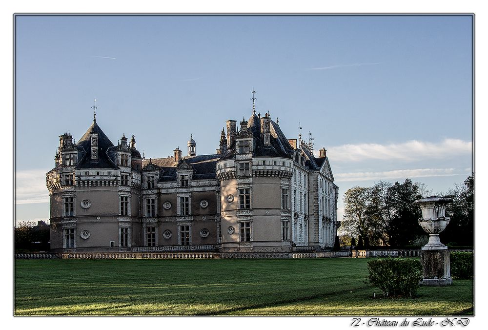 Façade côté du Loir