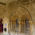 façade de la salle capitulaire de l'abbaye Notre-Dame de Langonnet (Morbihan)