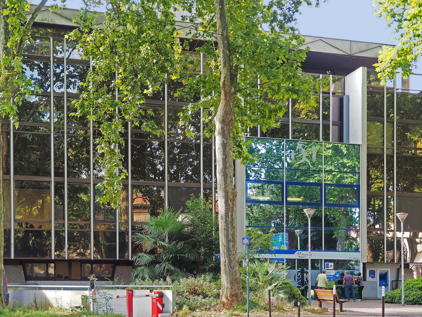 Façade de l’Assurance Maladie à Agen