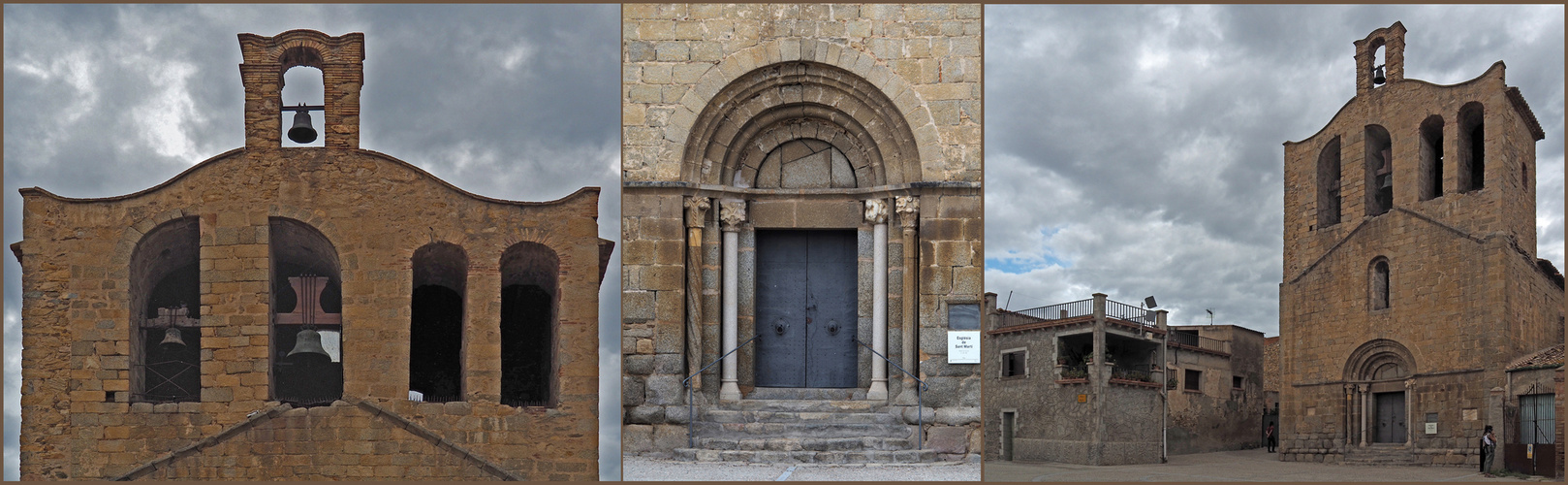 Façade de l’Eglise San Martin à Pau (Catalogne)