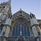 Façade nord-ouest et clocher de l’Eglise Notre-Dame des Martyrs Anglais  --  Cambridge