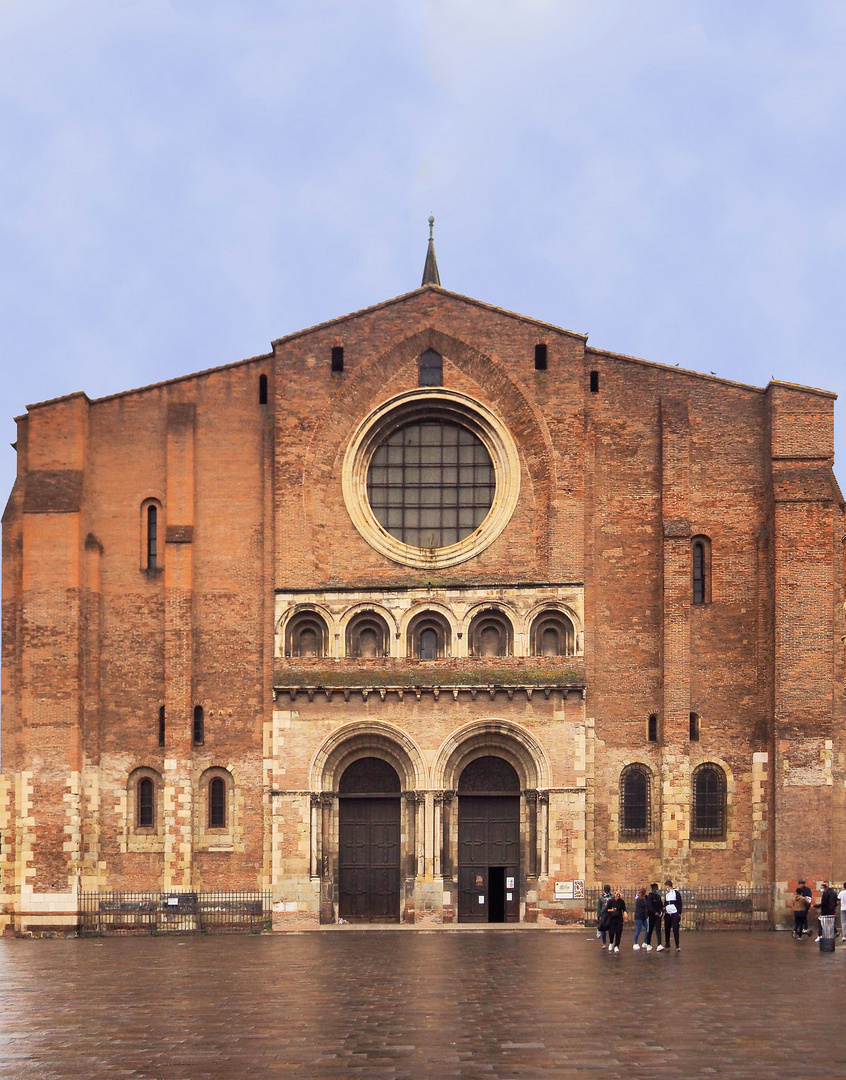 Façade ouest de la Basilique Saint-Sernin