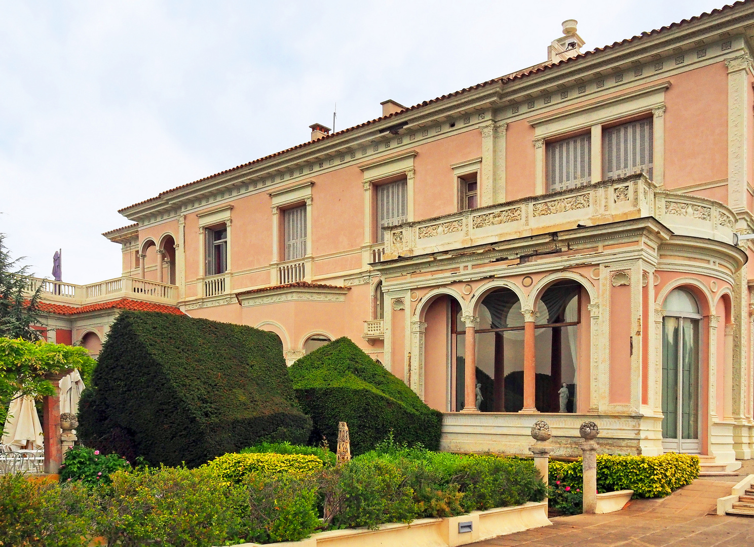 Façade ouest de la Villa Ephrussi Rothschild