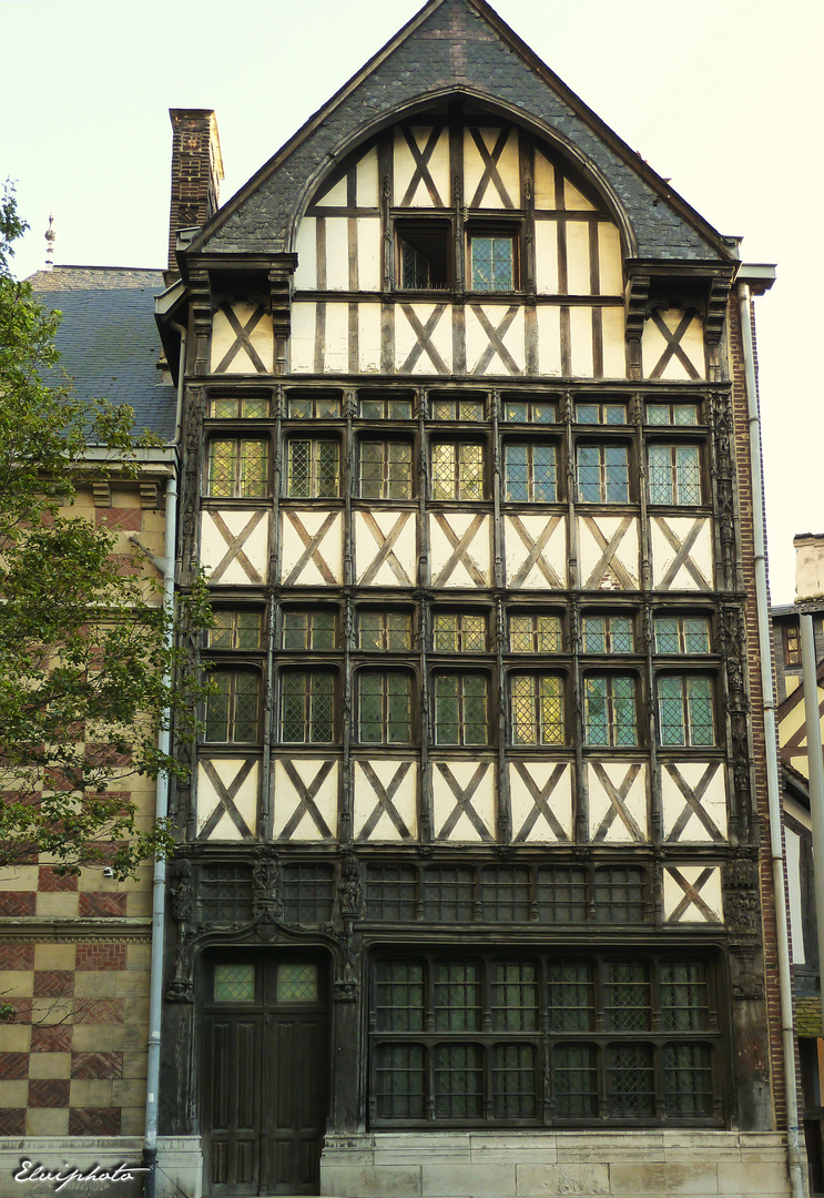 Façade rouennaise 