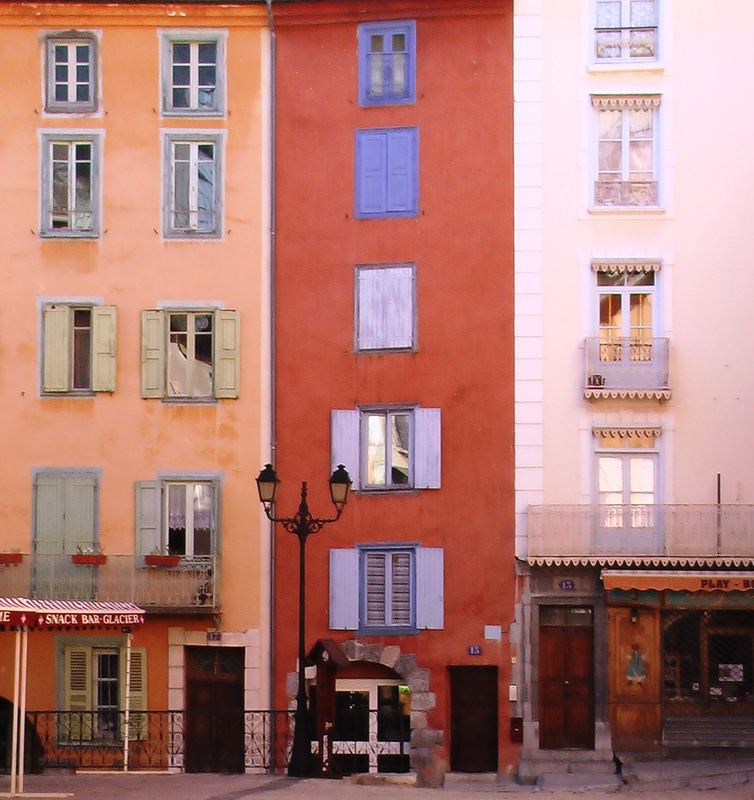 Façades à Briançon