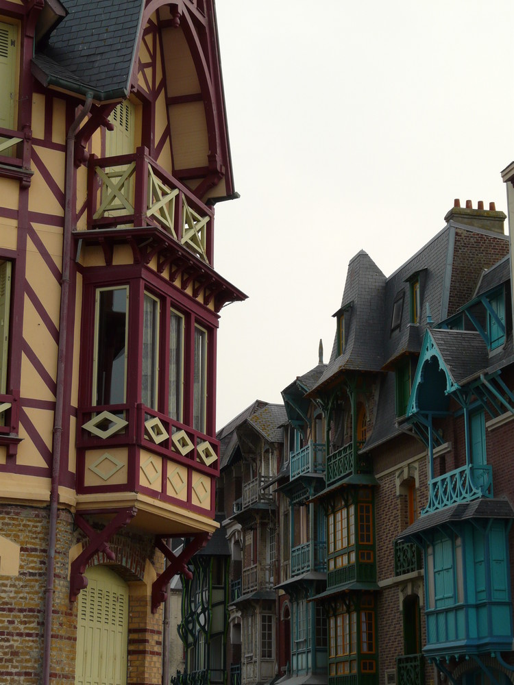 Façades de Mers les Bains (Picardie)