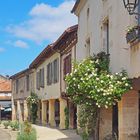 Façades du côté nord de la bastide de Fourcès