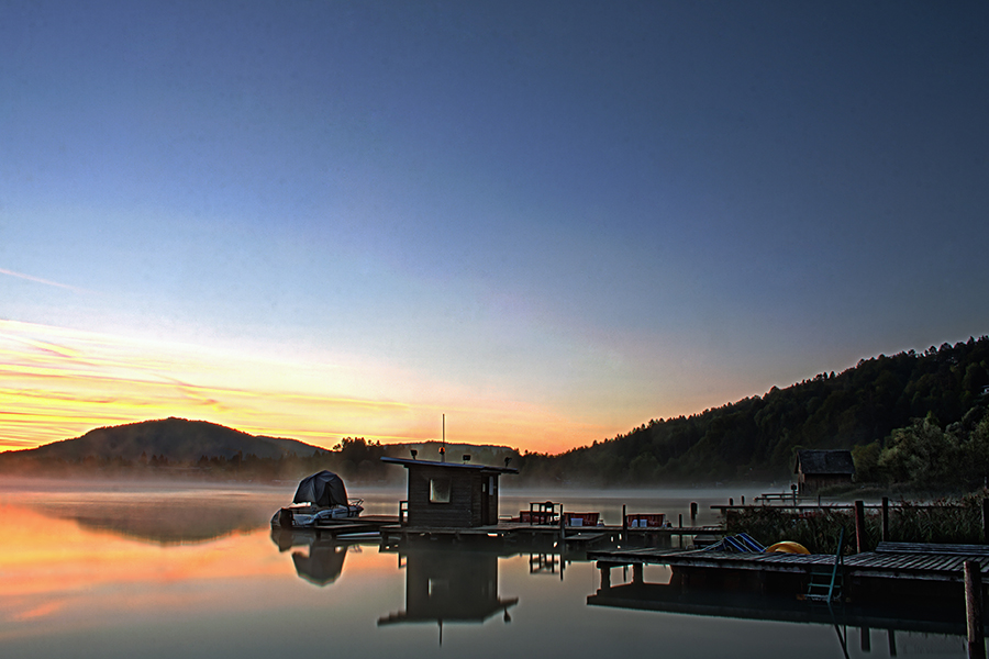 Faaker See am Morgen