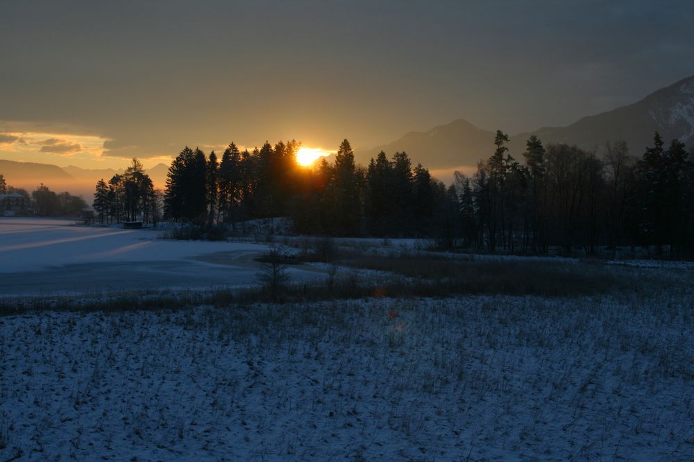 Faaker See am Morgen