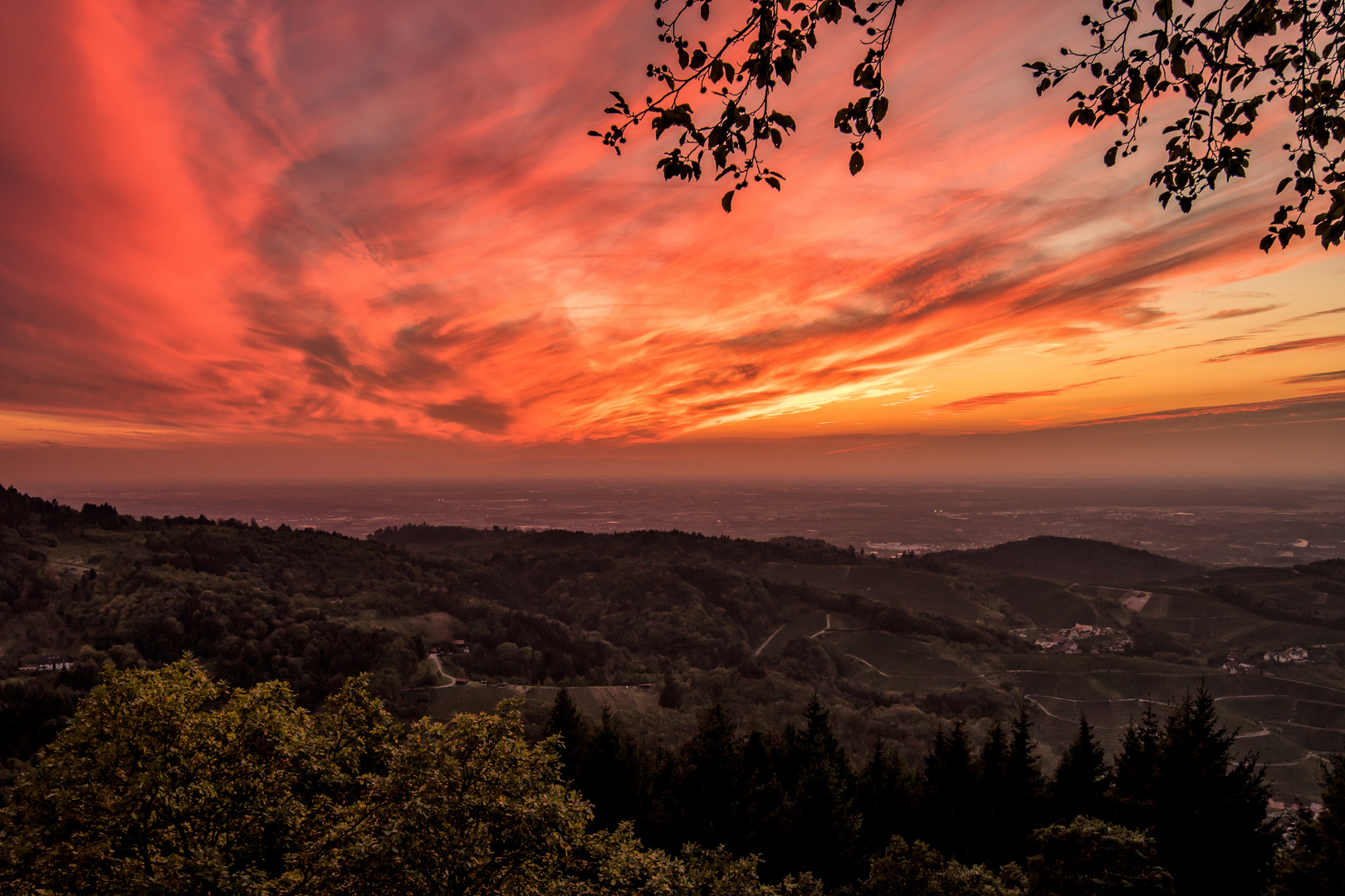 FABELHAFTER SONNENUNTERGANG.