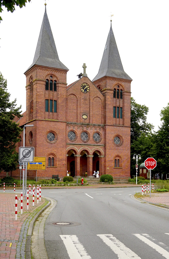 Fabian und Sebastian  Kirche in Beverstedt