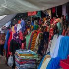 Fabric market in the center of Phnom Penh