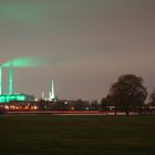 Fabrik bei Nacht