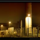 Fabrik bei nacht