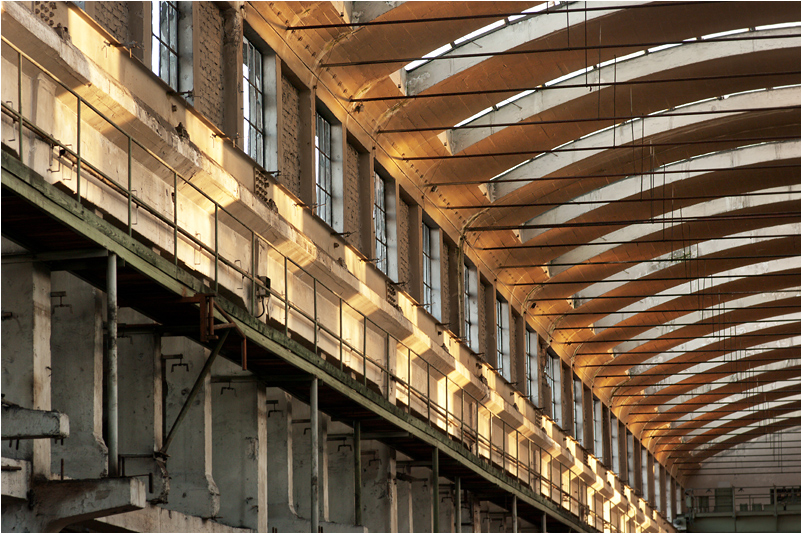 Fabrik, Halle, Licht