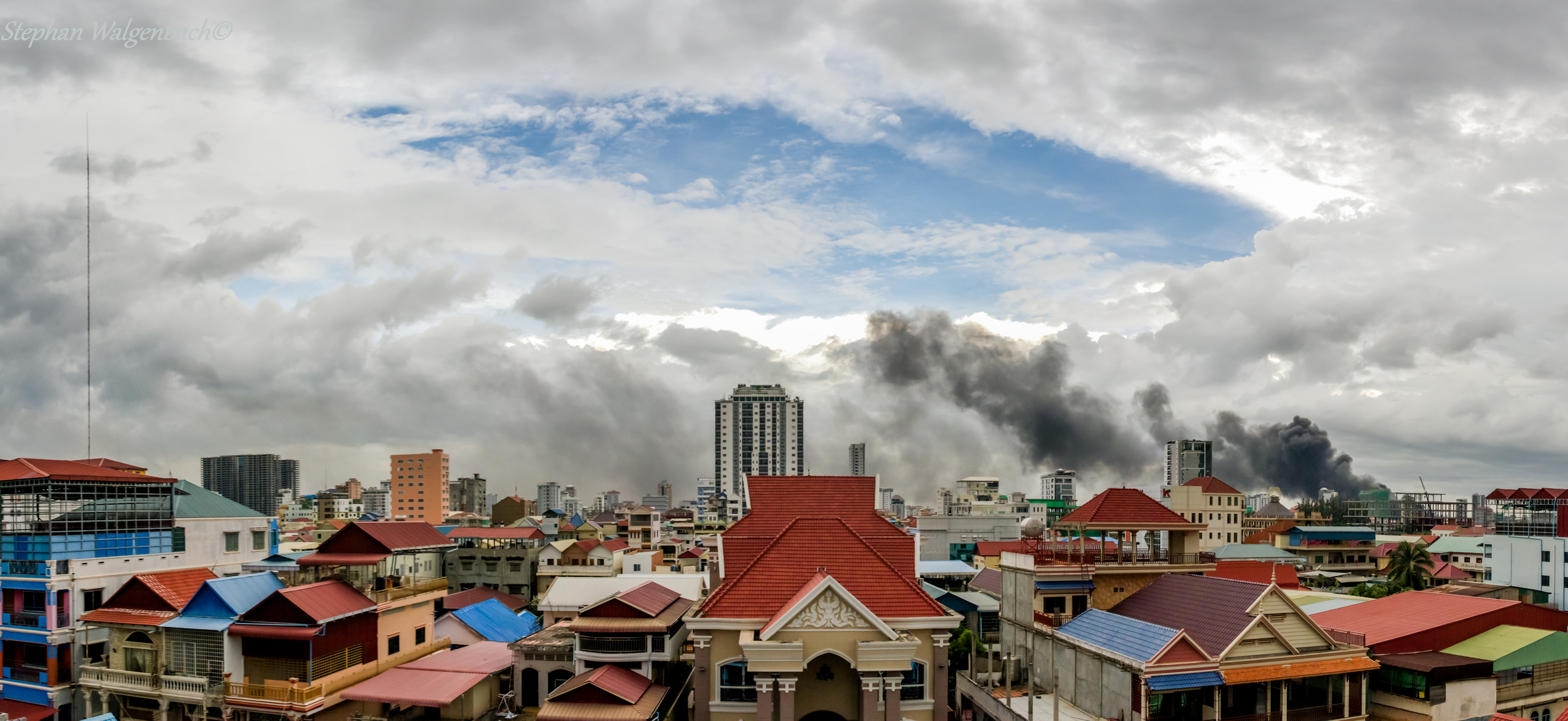 Fabrikbrand in Phnom Penh