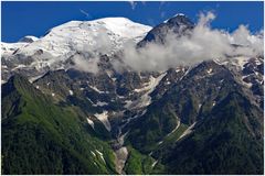 face au majestueux  Mont blanc....