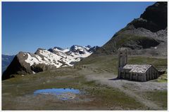 face aux glaciers de la vanoise , 2770m