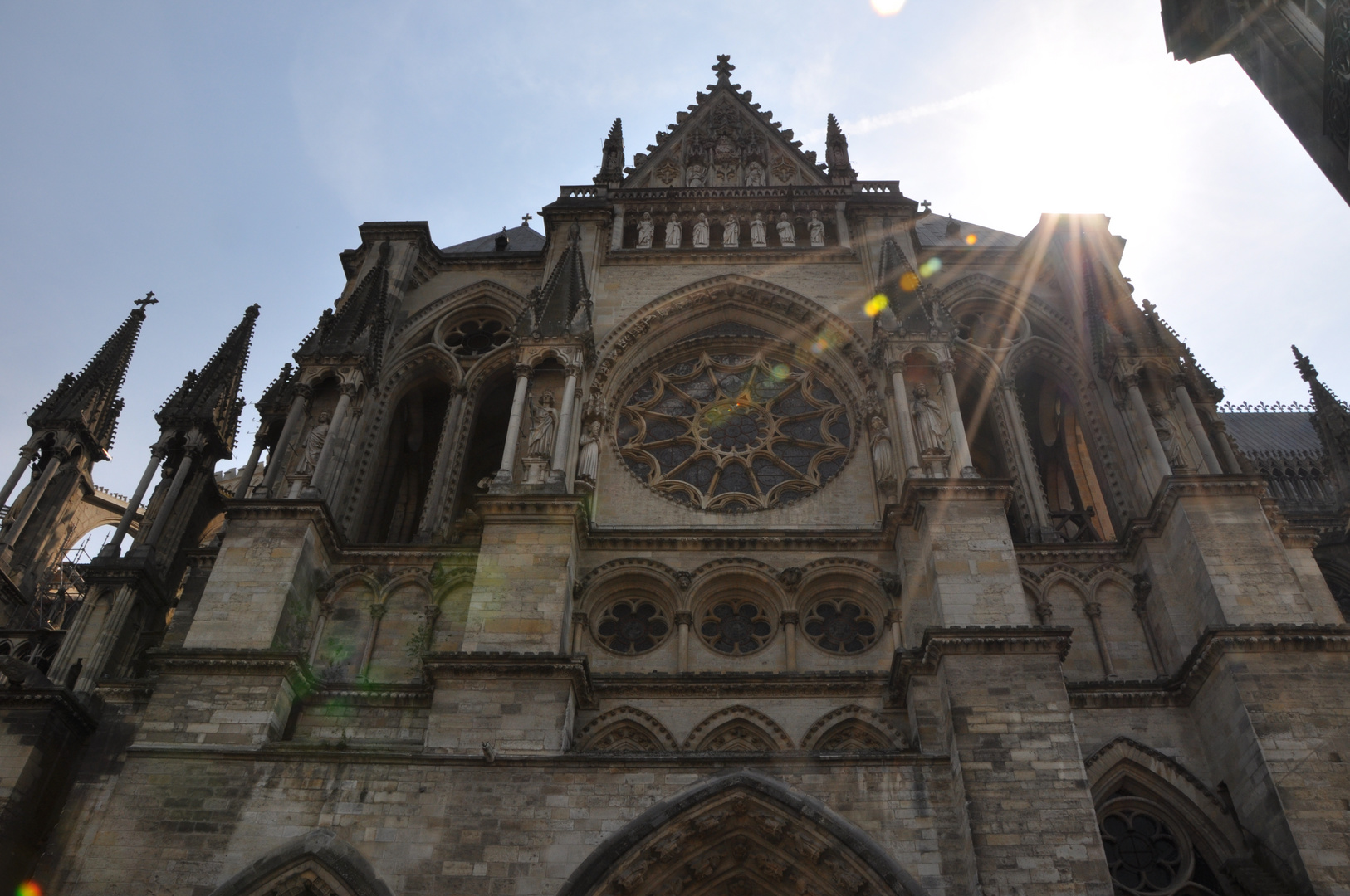 face Est de la cathedrale de reims