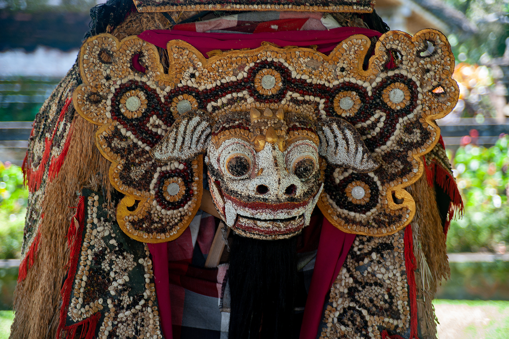 Face of Barong in old tradition