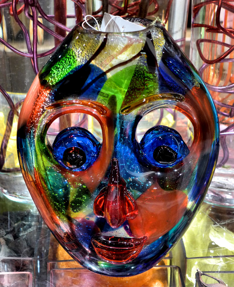 Face of glass