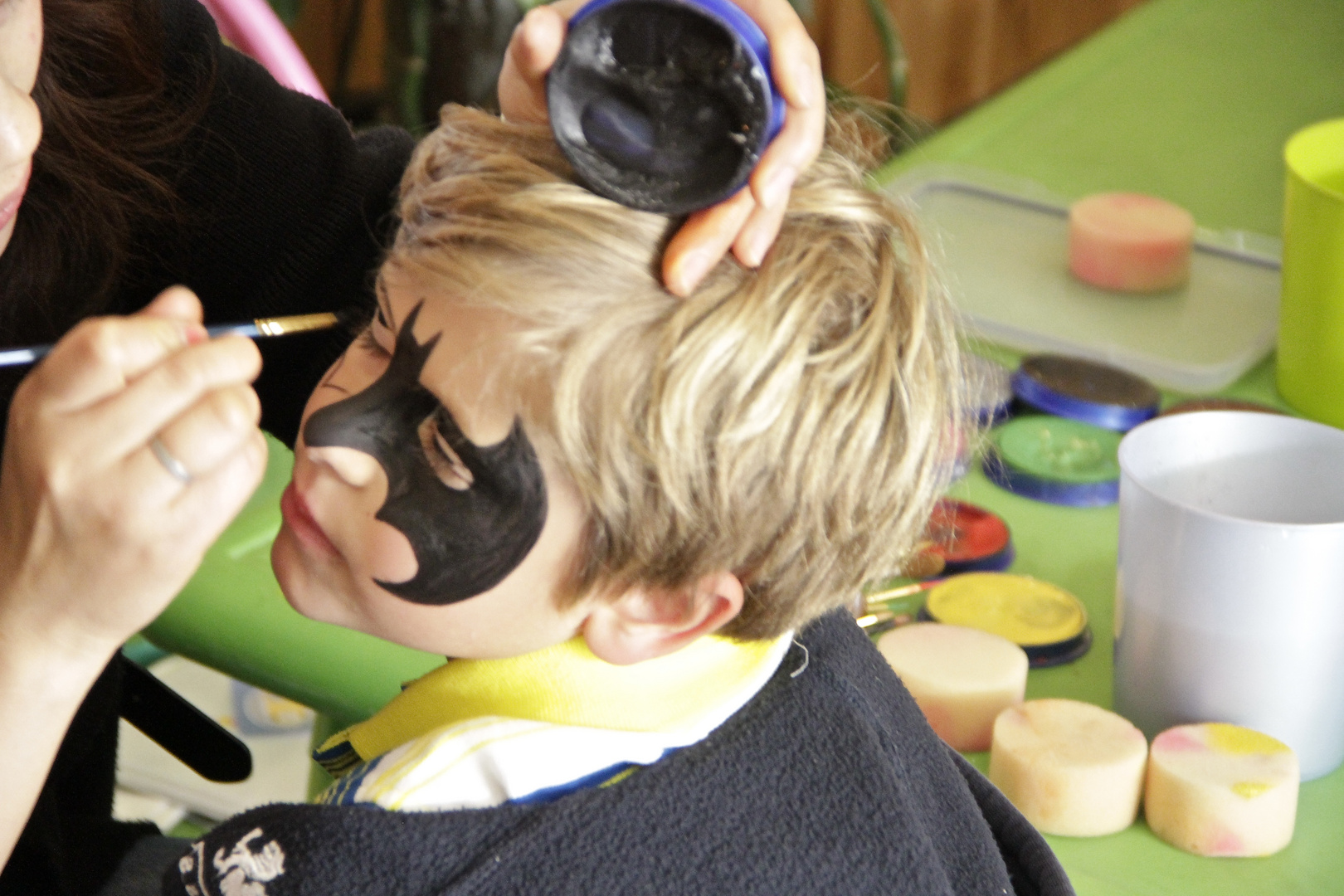 Face Painting: Die Arbeit