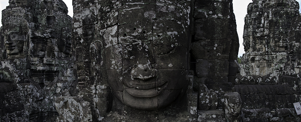 Faces (Bayontempel, Angkor, Siem Reap, Kambodscha)