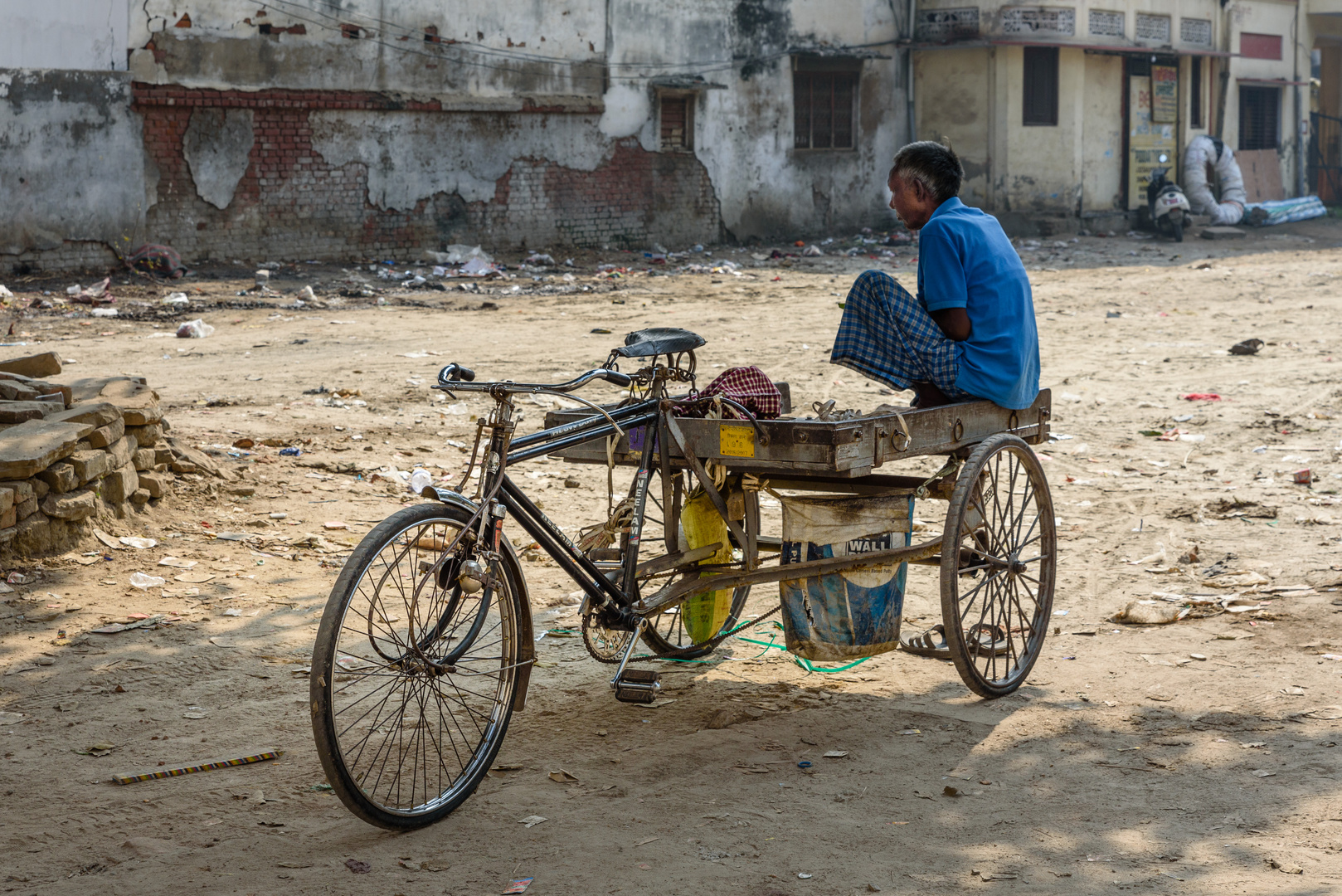 'Faces of India' - Dreirad / Lastenrad