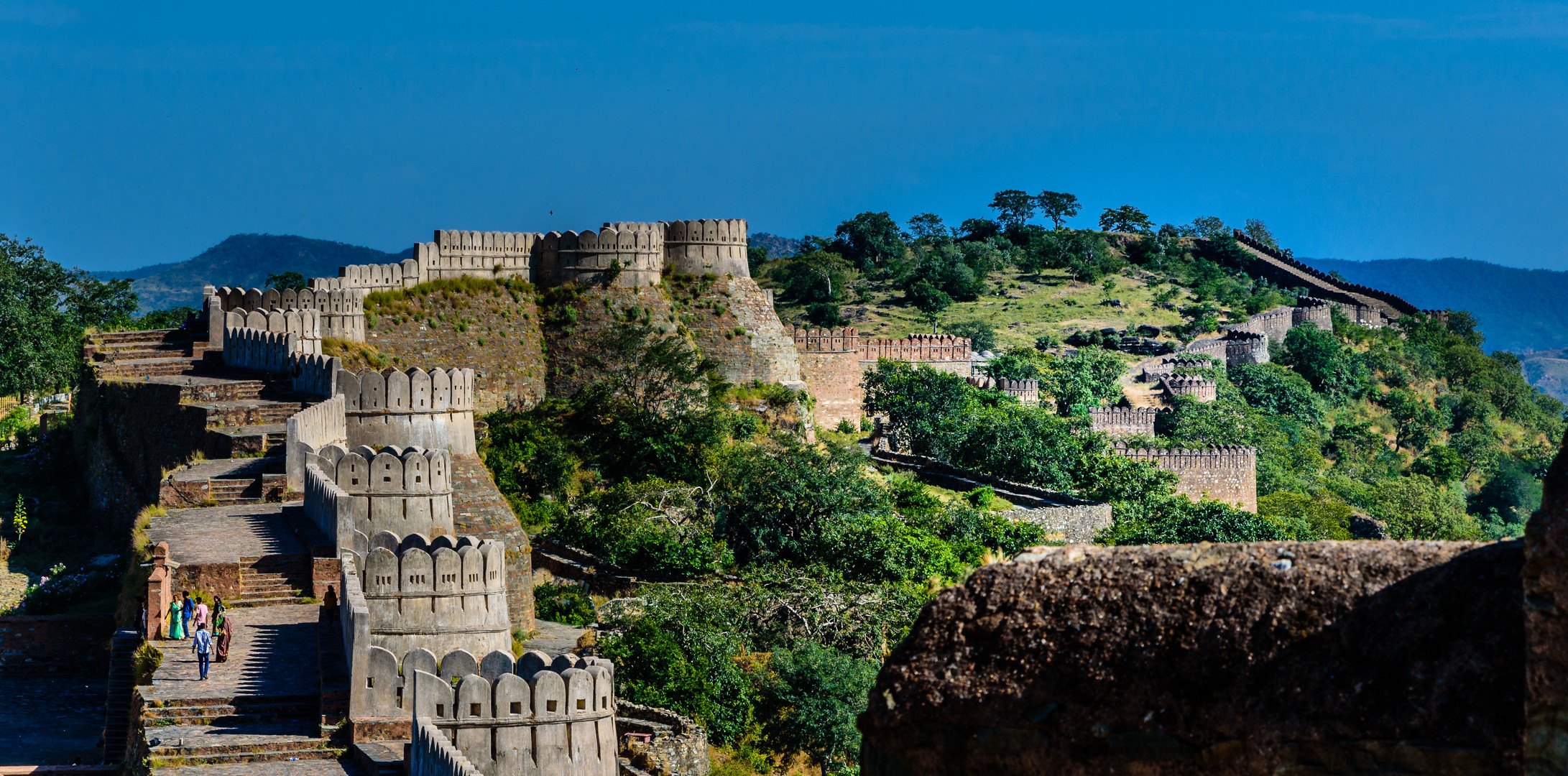 'Faces of India'  - The Great Wall of India